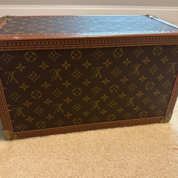 LOUIS VUITTON BOITE TRAIN CASE PHARMACY VANITY MAKE UP MIRROR LOCK AND KEY TRUNK - Picture 4 of 15